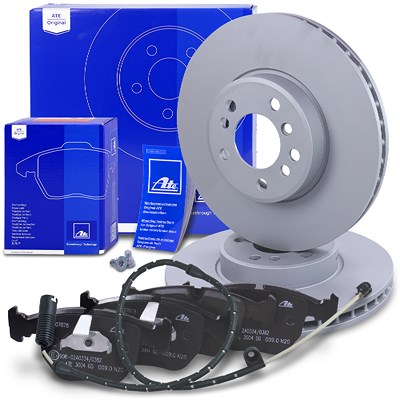Ate Bremsscheiben +Bremsbeläge +Warnkontakt vorne für BMW Ate Bremsscheiben +Bremsbeläge +Warnkontakt vorne für BMW von ATE