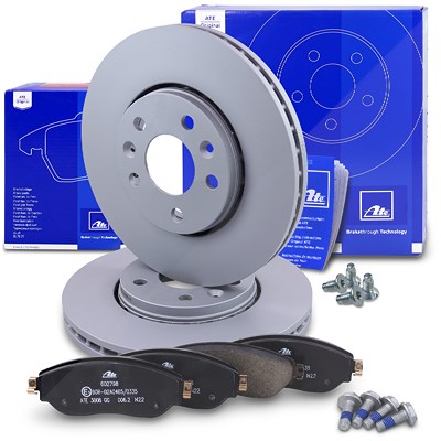 Ate Bremsscheiben +Bremsbeläge vorne für Fiat, Nissan, Opel, Renault Ate Bremsscheiben +Bremsbeläge vorne für Fiat, Nissan, Opel, Renault von ATE