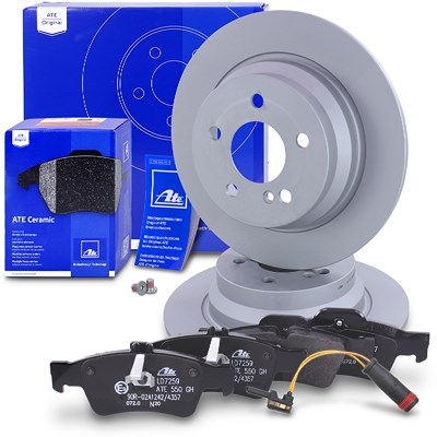 Ate Bremsscheiben +Ceramic Bremsbeläge +Warnkontakt hinten für Mercedes-Benz Ate Bremsscheiben +Ceramic Bremsbeläge +Warnkontakt hinten für Mercedes-Benz von ATE