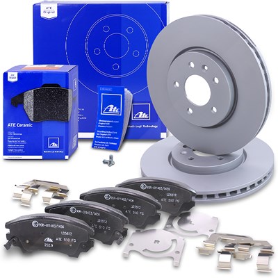 Ate Bremsscheiben +Ceramic Bremsbeläge vorne für Opel, Vauxhall Ate Bremsscheiben +Ceramic Bremsbeläge vorne für Opel, Vauxhall von ATE