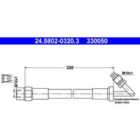 Kupplungsschlauch ATE 24.5802-0320.3 von Ate