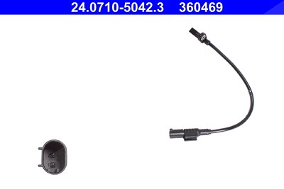 Ate Sensor, Raddrehzahl [Hersteller-Nr. 24.0710-5042.3] für Mercedes-Benz von ATE