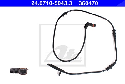 Ate Sensor, Raddrehzahl [Hersteller-Nr. 24.0710-5043.3] für Mercedes-Benz von ATE
