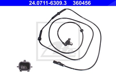 Ate Sensor, Raddrehzahl [Hersteller-Nr. 24.0711-6309.3] für Dacia von ATE