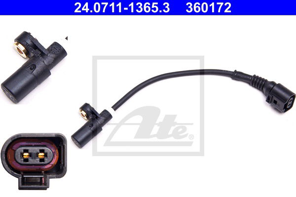 Sensor, Raddrehzahl Hinterachse ATE 24.0711-1365.3 Sensor, Raddrehzahl Hinterachse ATE 24.0711-1365.3 von ATE