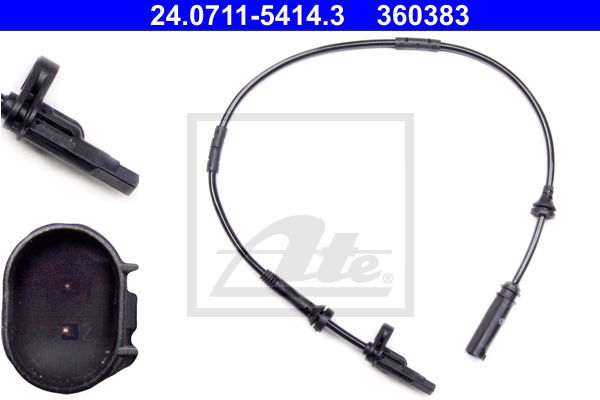 Sensor, Raddrehzahl Hinterachse ATE 24.0711-5414.3 Sensor, Raddrehzahl Hinterachse ATE 24.0711-5414.3 von ATE