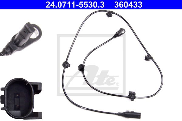 Sensor, Raddrehzahl Hinterachse ATE 24.0711-5530.3 Sensor, Raddrehzahl Hinterachse ATE 24.0711-5530.3 von ATE