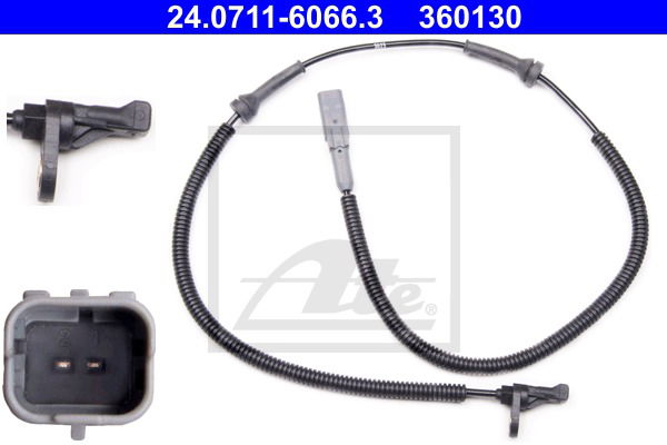 Sensor, Raddrehzahl Hinterachse ATE 24.0711-6066.3 Sensor, Raddrehzahl Hinterachse ATE 24.0711-6066.3 von ATE