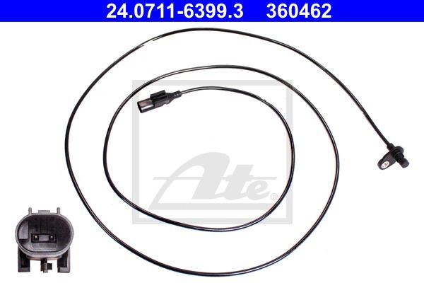Sensor, Raddrehzahl Hinterachse rechts ATE 24.0711-6399.3 von ATE