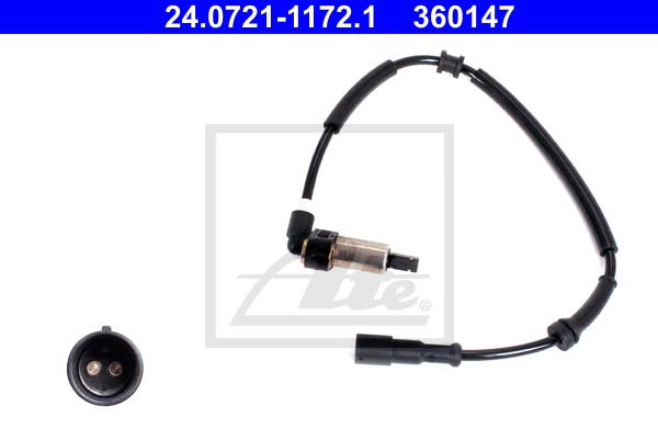 Sensor, Raddrehzahl Hinterachse rechts ATE 24.0721-1172.1 Sensor, Raddrehzahl Hinterachse rechts ATE 24.0721-1172.1 von ATE