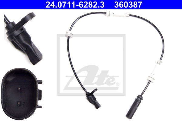 Sensor, Raddrehzahl Vorderachse ATE 24.0711-6282.3 Sensor, Raddrehzahl Vorderachse ATE 24.0711-6282.3 von ATE