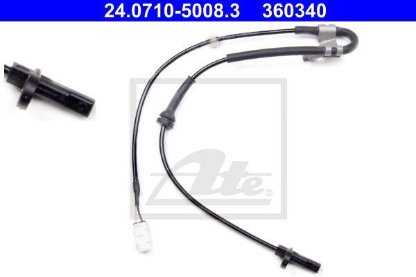 Sensor, Raddrehzahl Vorderachse rechts ATE 24.0710-5008.3 Sensor, Raddrehzahl Vorderachse rechts ATE 24.0710-5008.3 von ATE