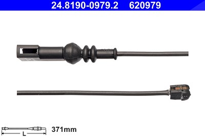 Ate Verschleisswarnkontakt Hinterachse [Hersteller-Nr. 24.8190-0979.2] für Ford von ATE