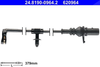 Ate Warnkontakt, Bremsbelagverschleiß [Hersteller-Nr. 24.8190-0964.2] für Audi, VW von ATE