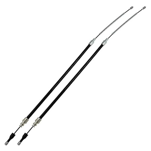 2X Handbremsseil BREMSSEIL FÜR TROMMELBREMSE HINTEN LINKS UND RECHTS, von ENVA MADE FOR QUALITY