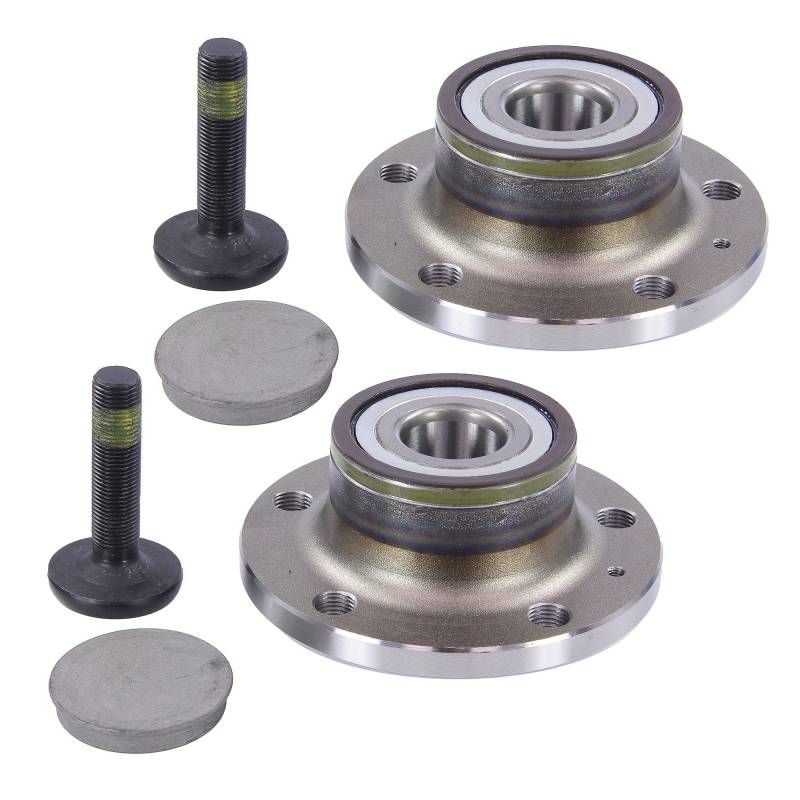 BESTPRICE 2x Radnabe hinten Radlagersatz mit ABS-Sensor, Kompatibel mit VW CADDY ALLTRACK (SAB, SAA),CADDY 3 (2KB, 2KJ, 2CB, 2CJ, 2KA, 2KH, 2CA, 2CH), CADDY 4 (SAB, SAJ, SAA, SAH) von ENVA MADE FOR QUALITY