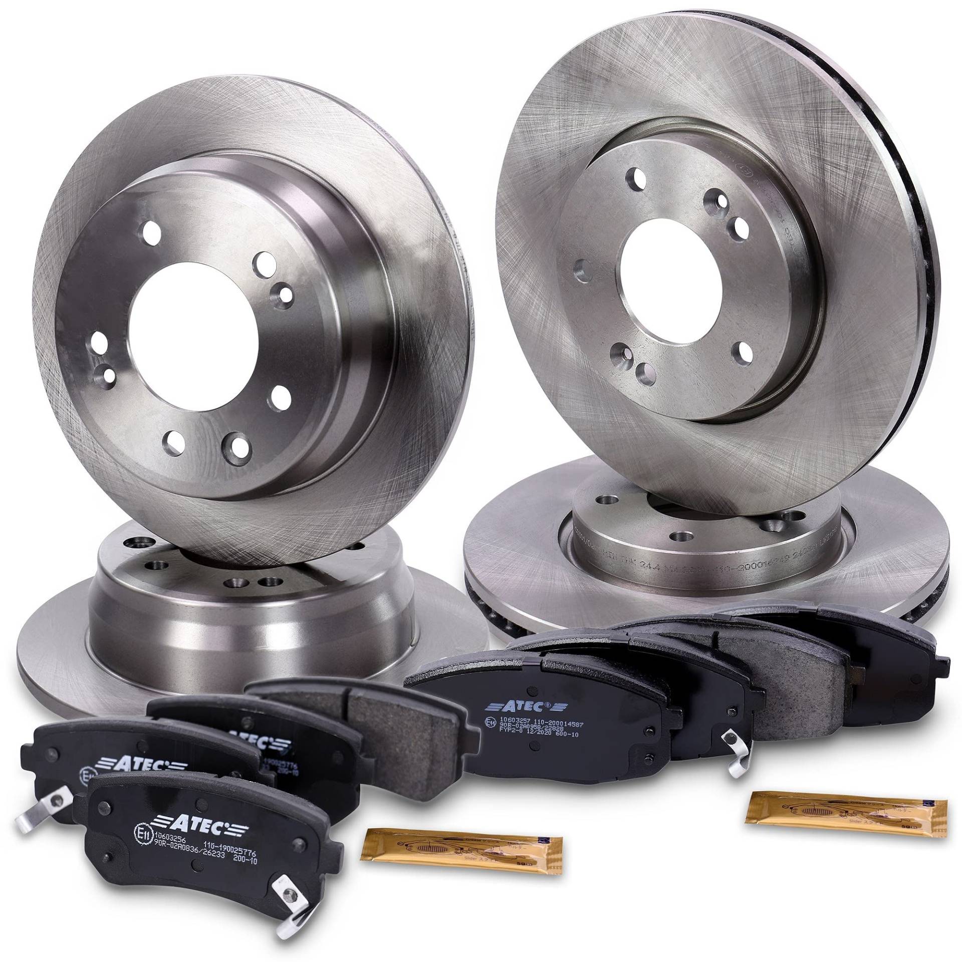 BESTPRICE Bremsenset inkl. Bremsscheiben vorne Ø 280 mm + hinten Ø 262 mm + Bremsbeläge vorne und hinten, Kompatibel mit HYUNDAI i30 (FD) (FD), KIA CEE'D (ED), CEE'D SW (ED), PRO CEE'D (ED) BESTPRICE Bremsenset inkl. Bremsscheiben vorne Ø 280 mm + hinten Ø 262 mm + Bremsbeläge vorne und hinten, Kompatibel mit HYUNDAI i30 (FD) (FD), KIA CEE'D (ED), CEE'D SW (ED), PRO CEE'D (ED) von BESTPRICE