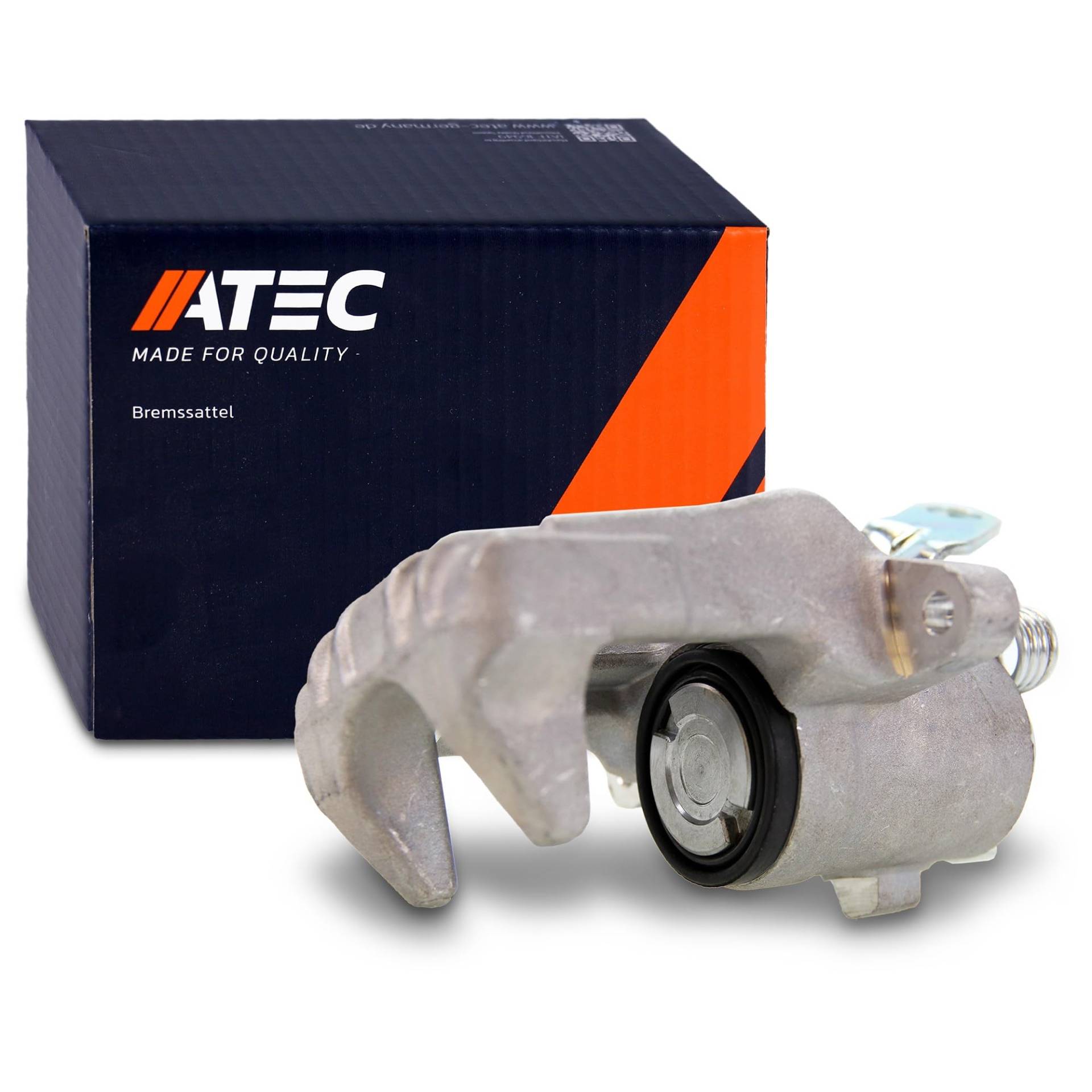 ATEC Germany 1x Bremssattel hinten rechts Bremszange Faustsattel ohne Halter, Kompatibel mit A udi A3 (8P1), A3 Cabriolet (8P7), A3 Sportback (8PA), SEAT ALTEA (5P1), ALTEA XL (5P5, 5P8), LEON (1P1), von ATEC Germany