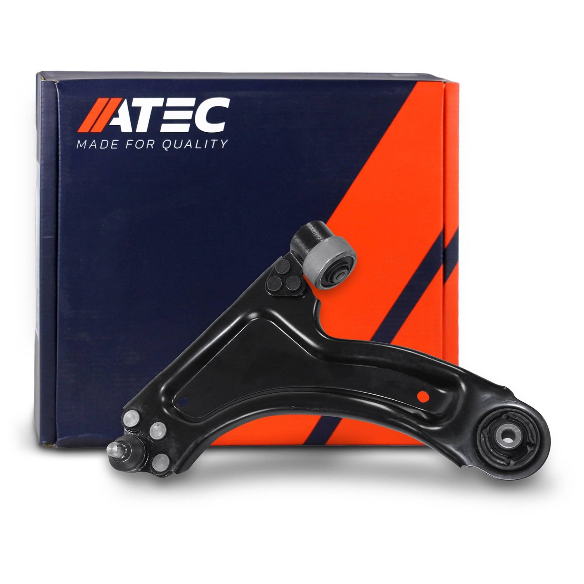 ATEC Germany 1x Querlenker Vorderachse, vorne unten links mit Lagerbuchse und Traggelenk Kompatibel mit OPEL COMBO,COMBO Tour,CORSA C (X01), CORSA C Kasten/Schrägheck (X01), TIGRA TwinTop (X04) von ATEC Germany