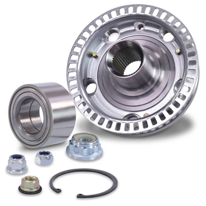 ATEC Germany 1x Radnabe vorne oder hinten Radlager Radlagersatz, Kompatibel mit A udi A3 (8L1), TT (8N3) (8N9),SEAT LEON (1M1), TOLEDO II (1M2),SKODA OCTAVIA 1,VW BORA, GOLF 4, NEW BEETLE, von ATEC Germany