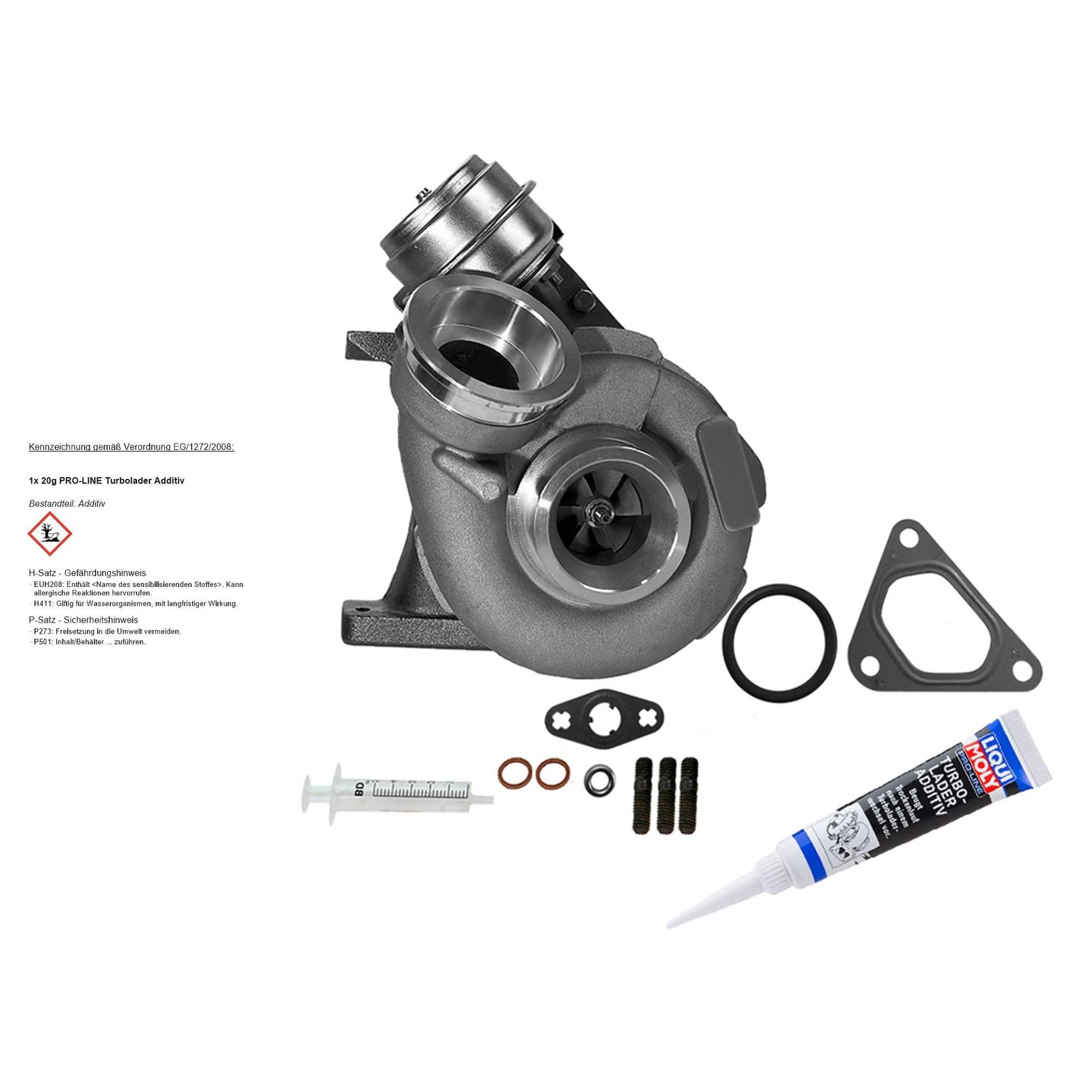 ATEC Germany 1x Turbolader, inkl. Montagesatz, 1x Additiv zur Turbolader - Erstbefüllung, Kompatibel mit MERCEDES-BENZ SPRINTER 2-t (B901. B902), SPRINTER 3-t (B903), SPRINTER 4-t Bus (B904) von ATEC Germany