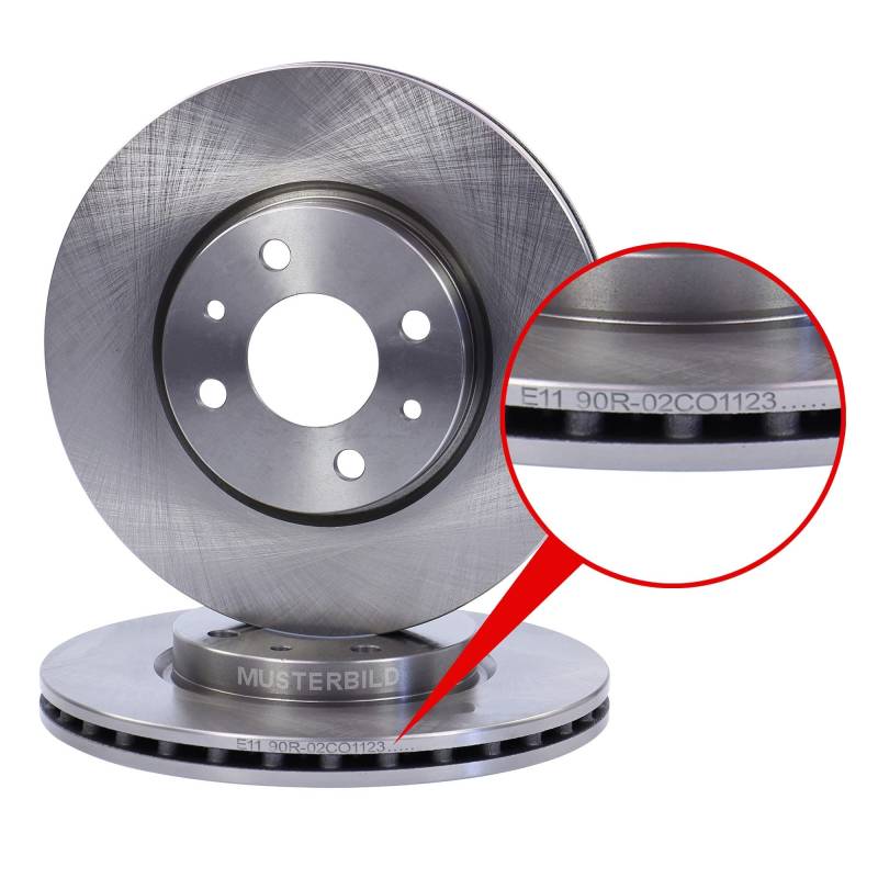 ATEC Germany 2x Bremsscheiben vorne Ø 241 mm Kompatibel mit HYUNDAI i10 I (PA), i10 II (BA, IA), i10 II Stufenheck, KIA PICANTO I (SA), PICANTO II (TA) von ATEC Germany