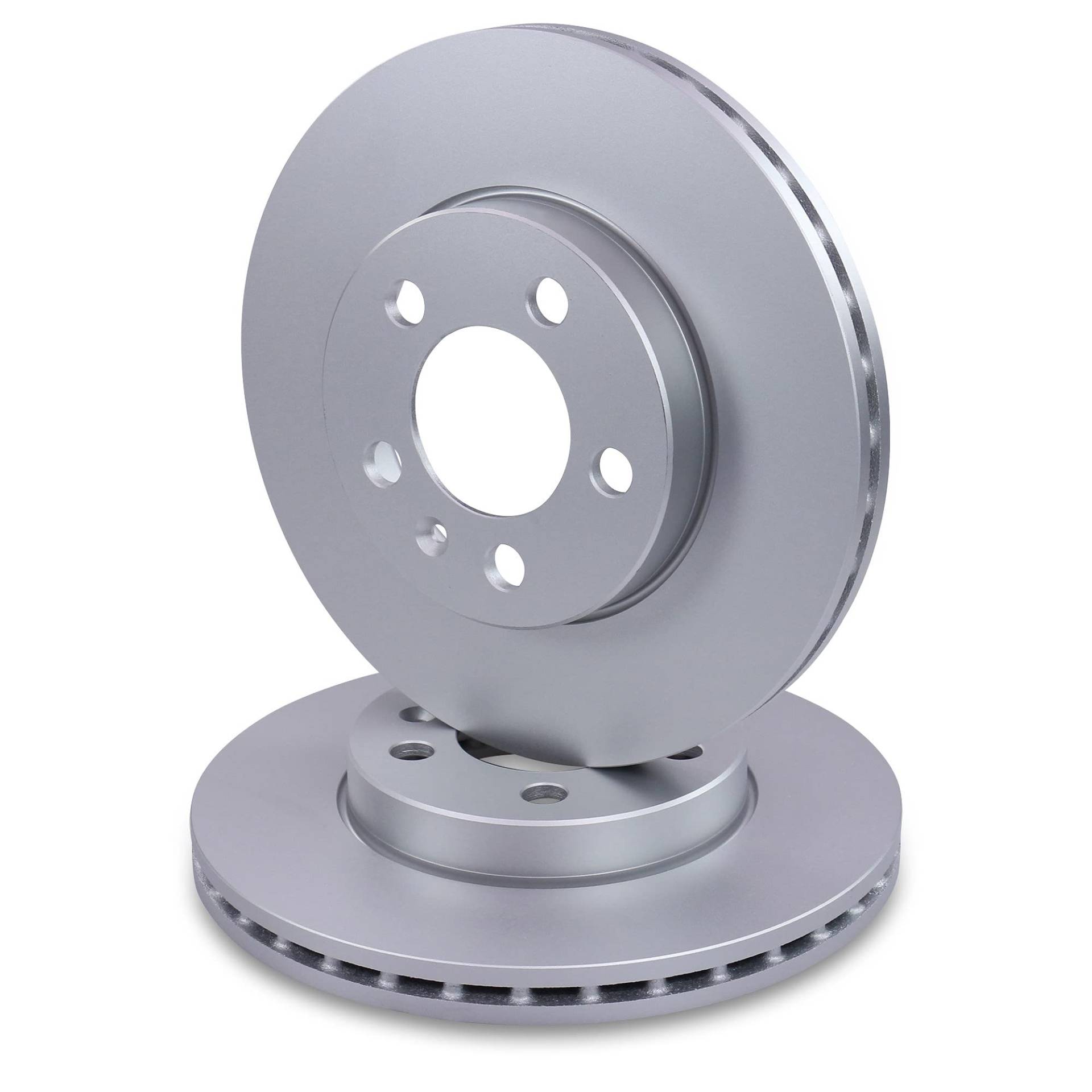 ATEC Germany 2x Bremsscheiben vorne Ø 256 mm Kompatibel mit A udi A1 (GBH) (GBA), SEAT ARONA (KJ7, KJP), IBIZA V (KJ1, KJG), SKODA FABIA IV (PJ3), KAMIQ (NW4), SCALA (NW1), VW POLO VI (AW1, BZ1, AE1) von ATEC Germany