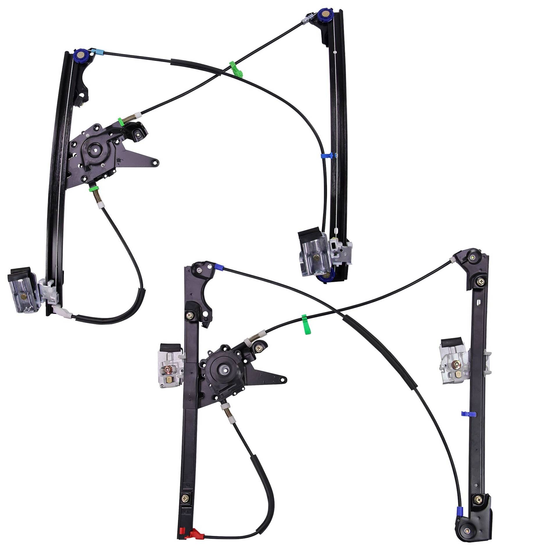 ATEC Germany 2x Fensterheber vorne links & rechts elektrisch mit Komfortfunktion ohne Elektromotor Kompatibel mit VW GOLF 3 (1H1), GOLF 3 Variant (1H5), VENTO (1H2) von ATEC Germany