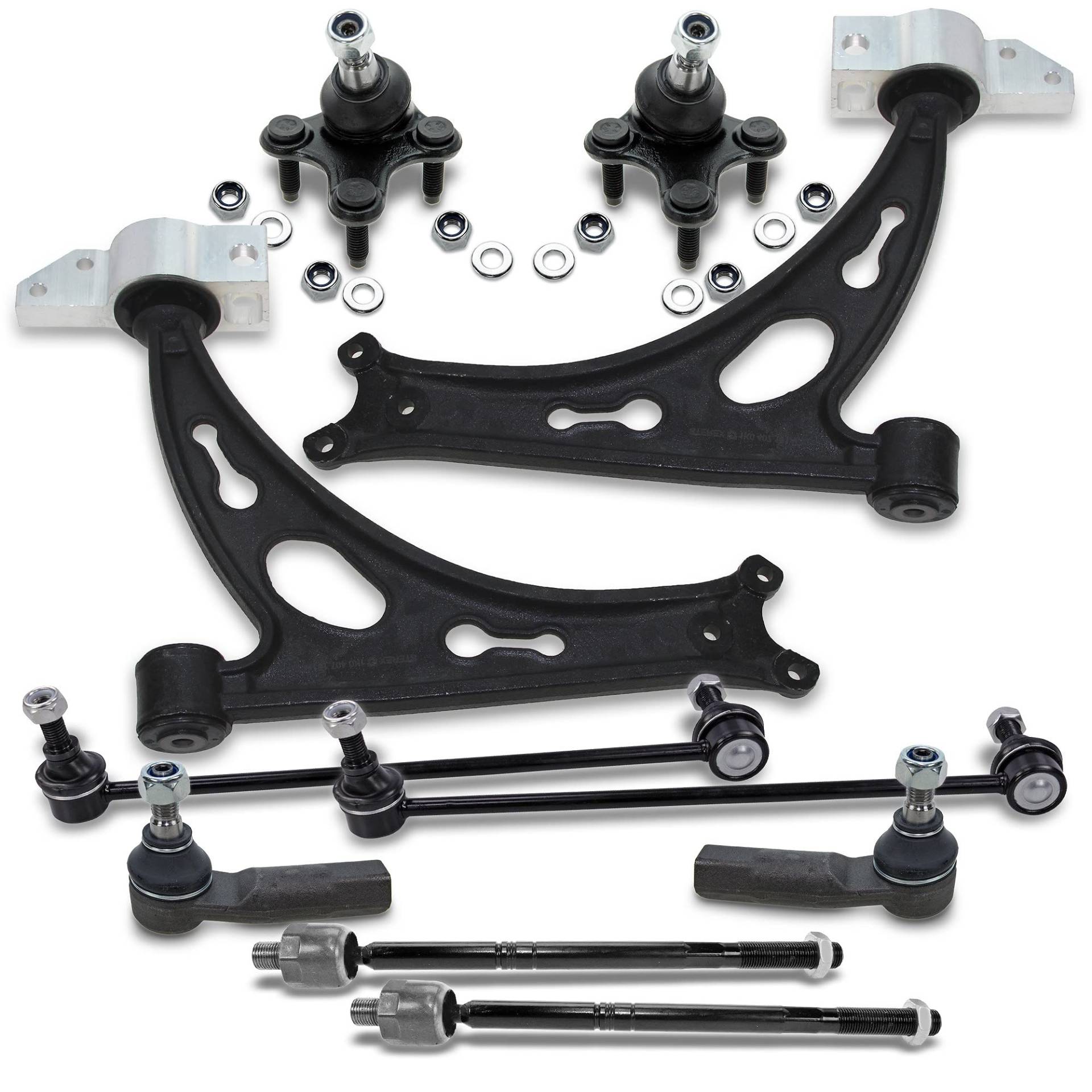 ATEC Germany 2x Querlenker Vorderachse vorne unten links & rechts mit Traggelenk, 2x Koppelstange vorne, 2x Spurstange/Axialgelenk vorne, 2x Spurstangenkopf ATEC Germany 2x Querlenker Vorderachse vorne unten links & rechts mit Traggelenk, 2x Koppelstange vorne, 2x Spurstange/Axialgelenk vorne, 2x Spurstangenkopf von ATEC Germany