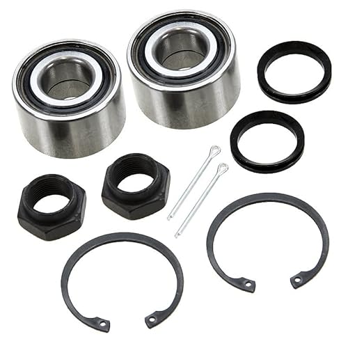 ATEC Germany 2x Radlager hinten Radlagersatz Radlager Set, Kompatibel mit CITROËN AX (ZA-_), SAXO (S0, S1),PEUGEOT 106 I (1A, 1C), 106 II (1A_, 1C_) von ATEC Germany