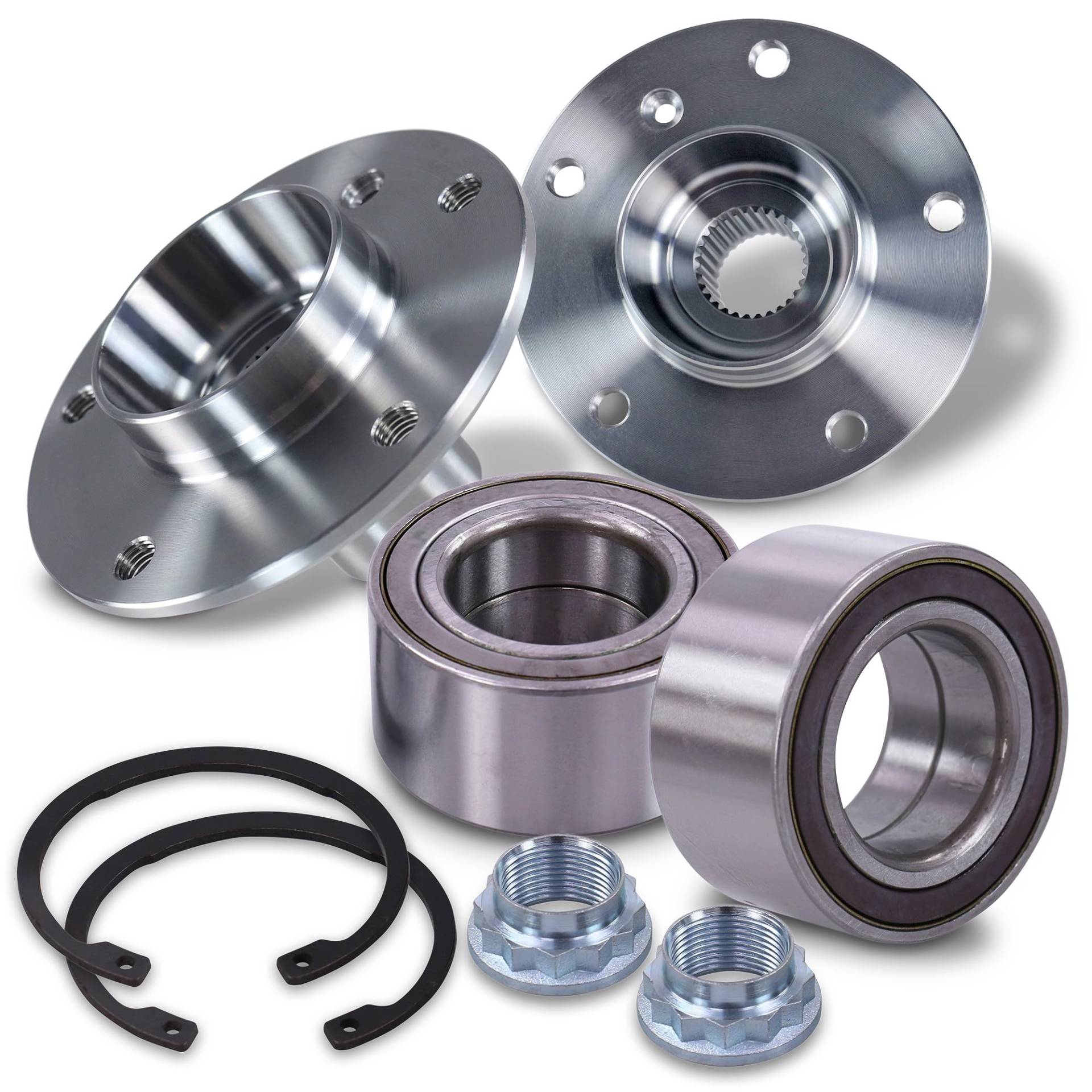 ATEC Germany 2x Radnabe hinten Radlager Radlagersatz Radlager Set Kompatibel mit BMW 1er (E81), 1er (E87), 3er (E90), 3er Coupe (E92) von ATEC Germany