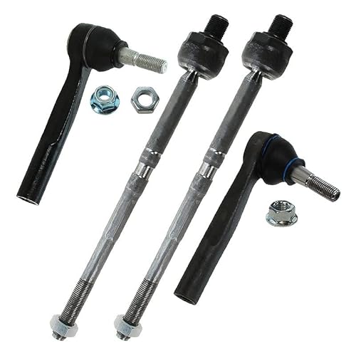ATEC Germany 2x Spurstange vorne links & rechts, 2x Spurstangenkopf vorne links & rechts Kompatibel mit OPEL VECTRA C (Z02), VECTRA C Caravan (Z02), VECTRA C CC (Z02) von ATEC Germany