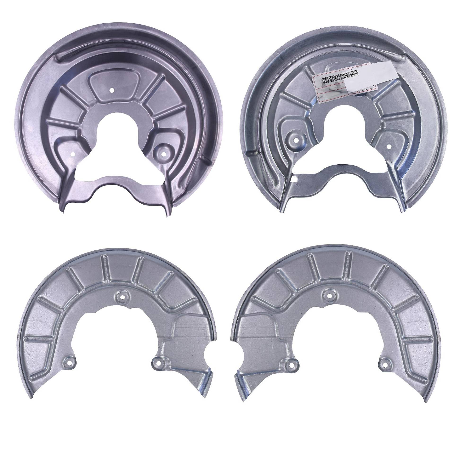 ATEC Germany 4x Ankerblech vorne & hinten Spritzbelch Deckblech Bremsscheibe Kompatibel mit A udi A3, SEAT ALTEA, LEON, TOLEDO, SKODA OCTAVIA 2, SUPERB 2, VW GOLF PLUS V, GOLF 5, GOLF 6, JETTA, TOURAN ATEC Germany 4x Ankerblech vorne & hinten Spritzbelch Deckblech Bremsscheibe Kompatibel mit A udi A3, SEAT ALTEA, LEON, TOLEDO, SKODA OCTAVIA 2, SUPERB 2, VW GOLF PLUS V, GOLF 5, GOLF 6, JETTA, TOURAN von ATEC Germany