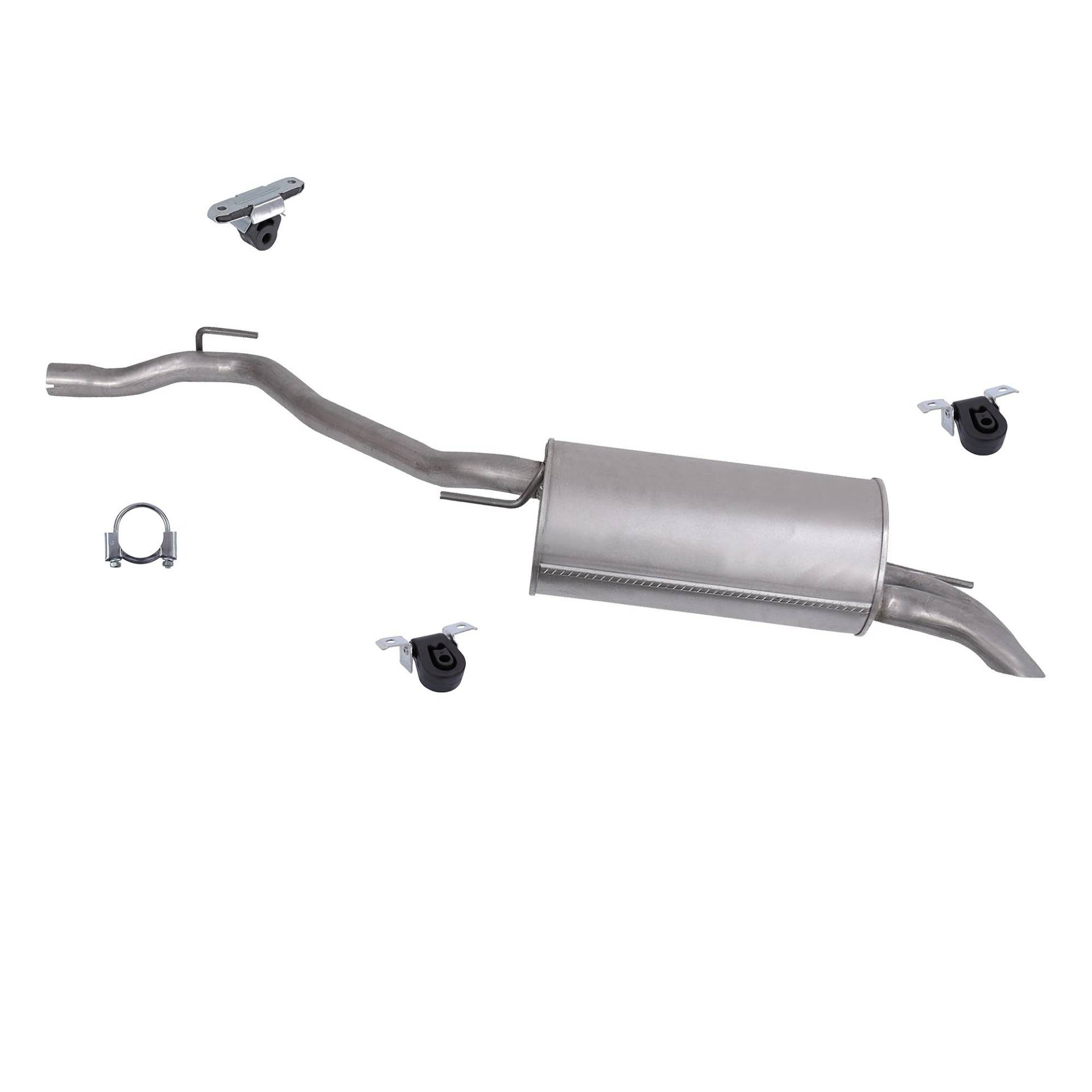ATEC Germany Auspuff Schalldämpfer Set 1x Endschalldämpfer, mit Montagematerial Kompatibel mit VW TRANSPORTER T4 ATEC Germany Auspuff Schalldämpfer Set 1x Endschalldämpfer, mit Montagematerial Kompatibel mit VW TRANSPORTER T4 von ATEC Germany
