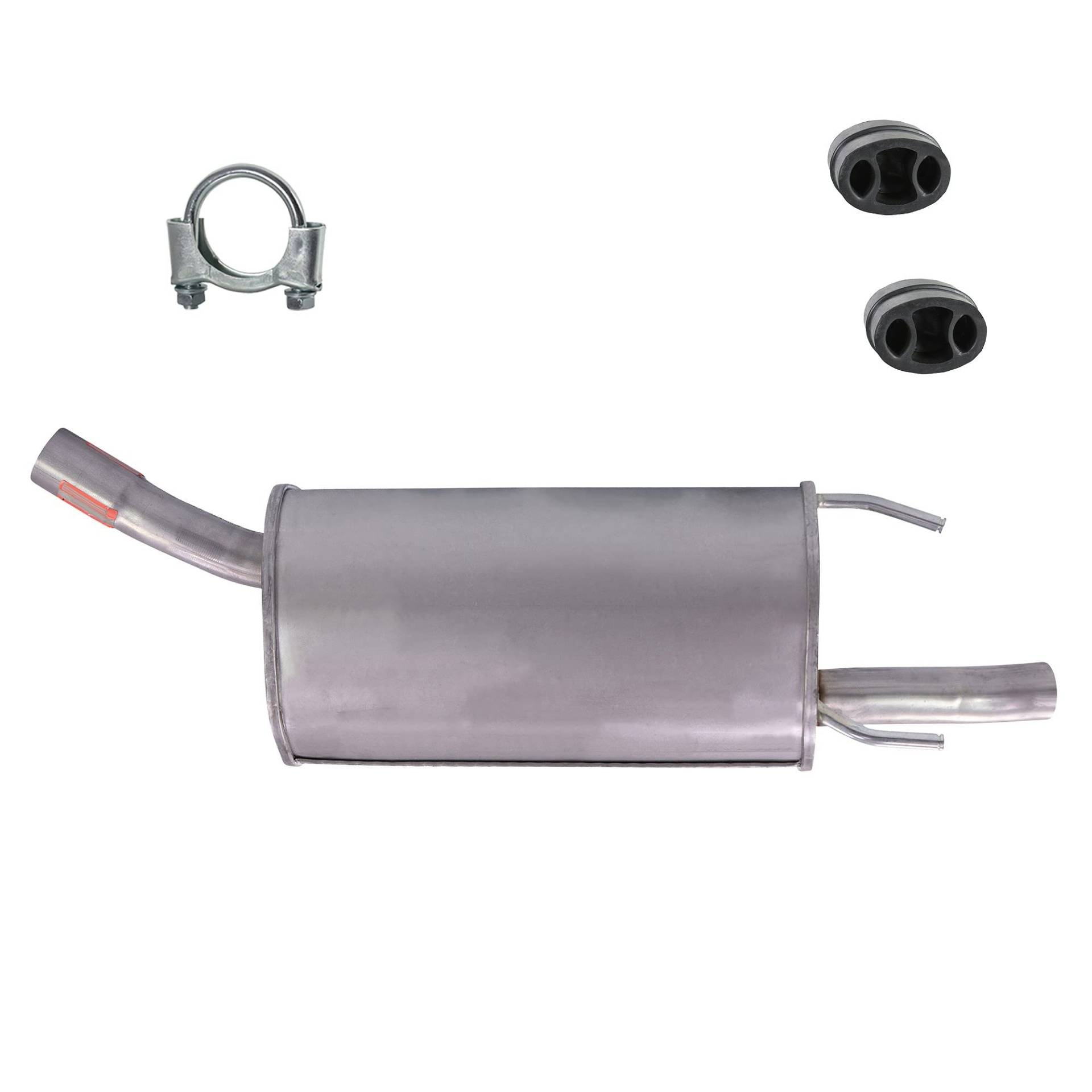 ATEC Germany Auspuff Schalldämpfer Set 1x Endschalldämpfer, mit Montagematerial Kompatibel mit OPEL CORSA B (S93) von ATEC Germany