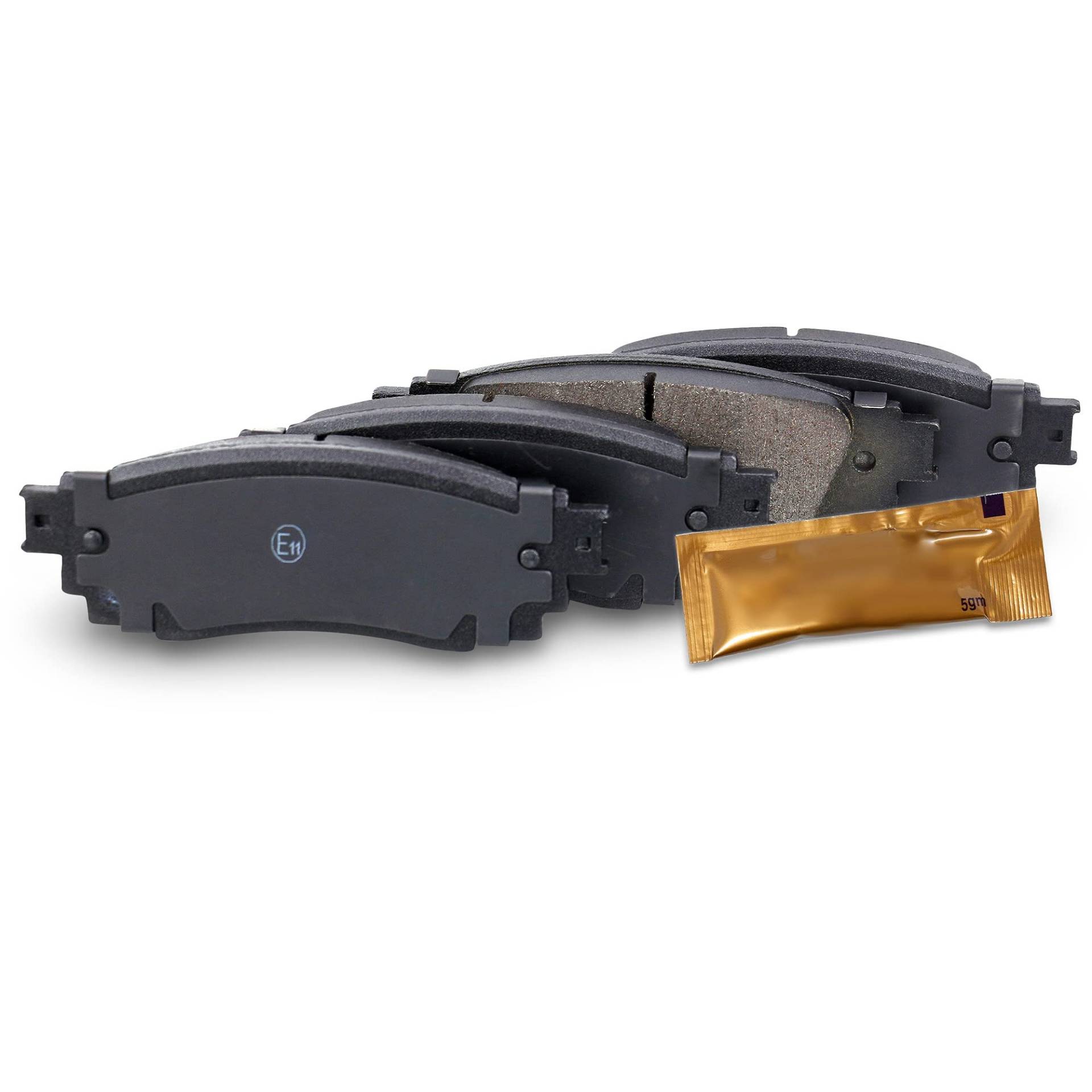 ATEC Germany Bremsbelagsatz Hinterachse, Bremsbeläge Bremsklötze hinten, 4 Stück ATEC Germany Bremsbelagsatz Hinterachse, Bremsbeläge Bremsklötze hinten, 4 Stück von ATEC Germany