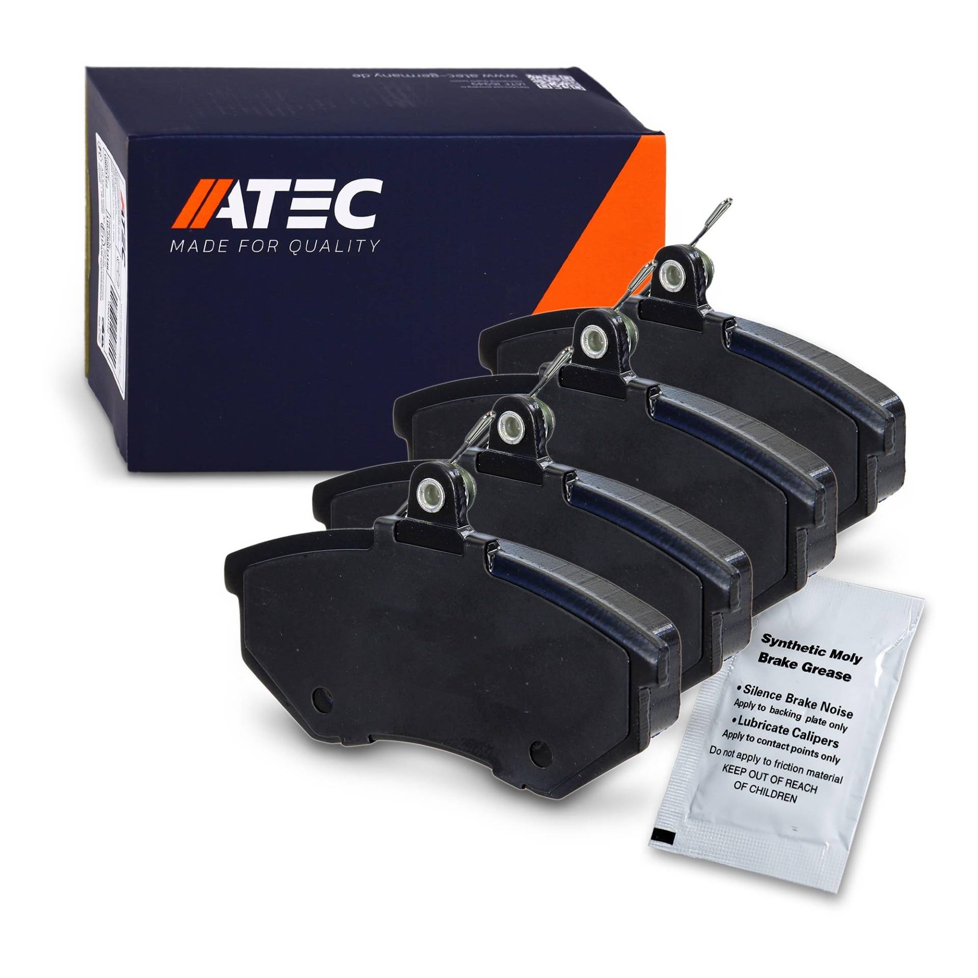 ATEC Germany Bremsbelagsatz Vorderachse, Bremsbeläge Bremsklötze vorne, 4 Stück ATEC Germany Bremsbelagsatz Vorderachse, Bremsbeläge Bremsklötze vorne, 4 Stück von ATEC Germany