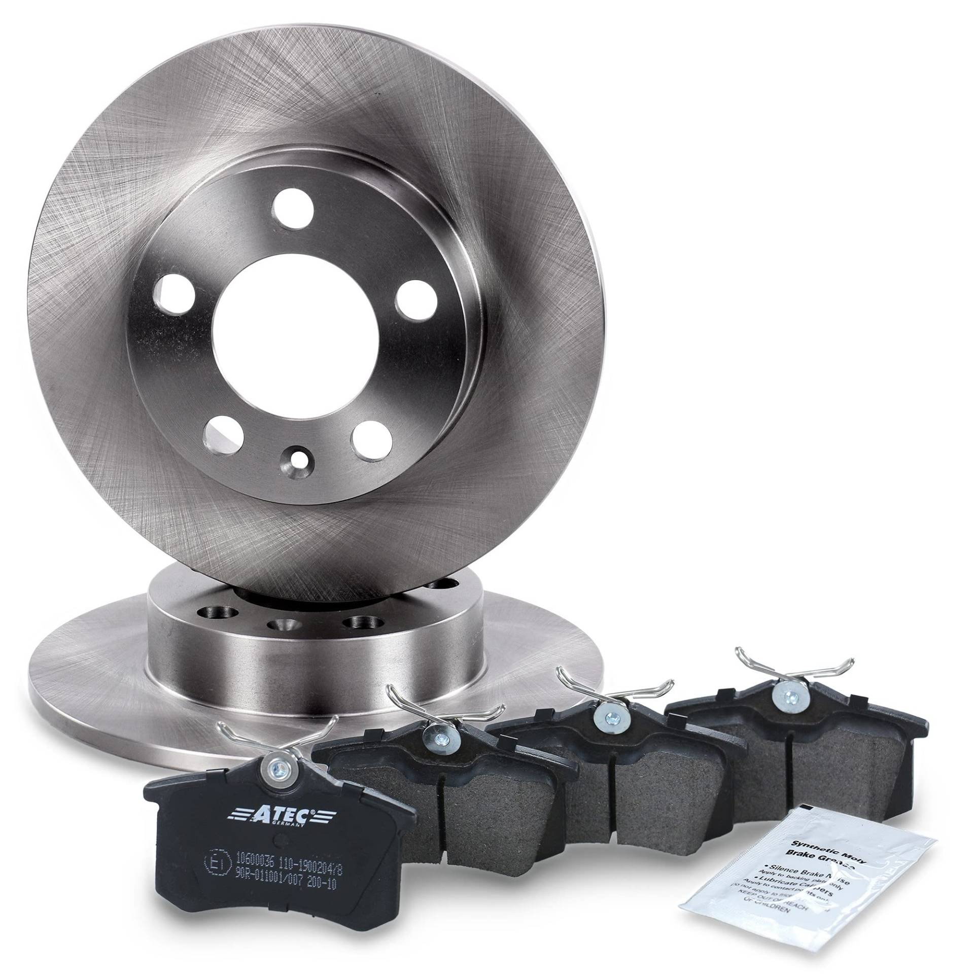 ATEC Germany Bremsenset Hinterachse inkl. Bremsscheiben Ø 230 mm Voll + Bremsbeläge Hinten ATEC Germany Bremsenset Hinterachse inkl. Bremsscheiben Ø 230 mm Voll + Bremsbeläge Hinten von ATEC Germany