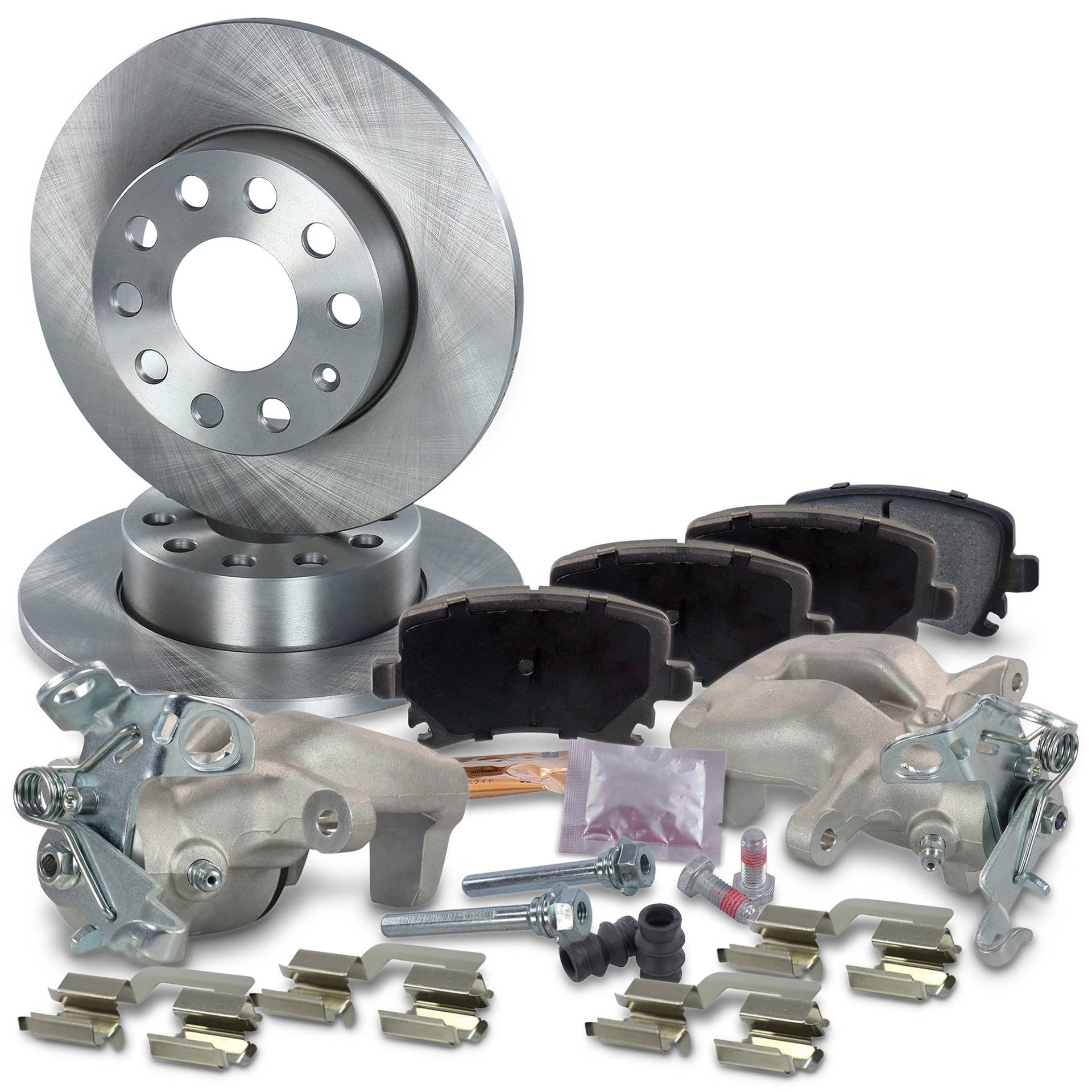 ATEC Germany Bremsenset Hinterachse inkl. Bremsscheiben Ø 256 mm Voll + Bremsbeläge Hinten & Bremssattel Hinten ATEC Germany Bremsenset Hinterachse inkl. Bremsscheiben Ø 256 mm Voll + Bremsbeläge Hinten & Bremssattel Hinten von ATEC Germany