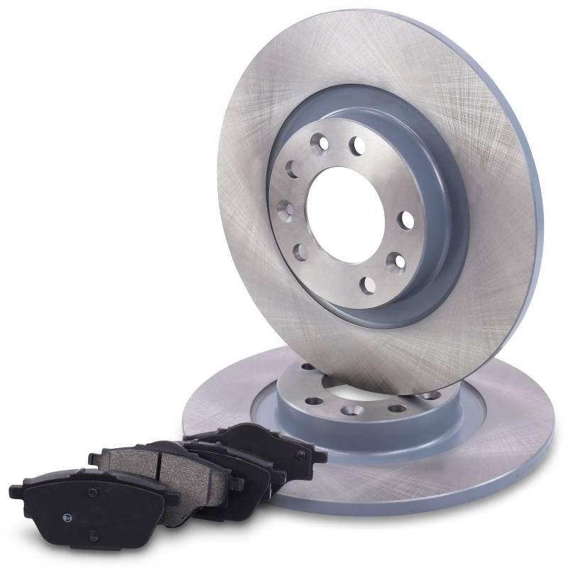ATEC Germany Bremsenset Hinterachse inkl. Bremsscheiben Ø 290 mm Voll + Bremsbeläge Hinten von ATEC Germany