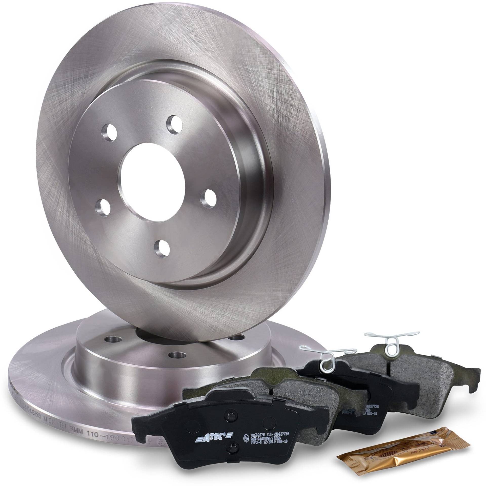ATEC Germany Bremsenset Hinterachse inkl. Bremsscheiben Ø 280 mm Voll + Bremsbeläge Hinten ATEC Germany Bremsenset Hinterachse inkl. Bremsscheiben Ø 280 mm Voll + Bremsbeläge Hinten von ATEC Germany