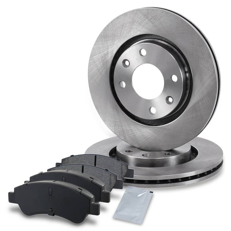 ATEC Germany Bremsenset Vorderachse inkl. Bremsscheiben Ø 266 mm Belüftet + Bremsbeläge Vorne von ATEC Germany