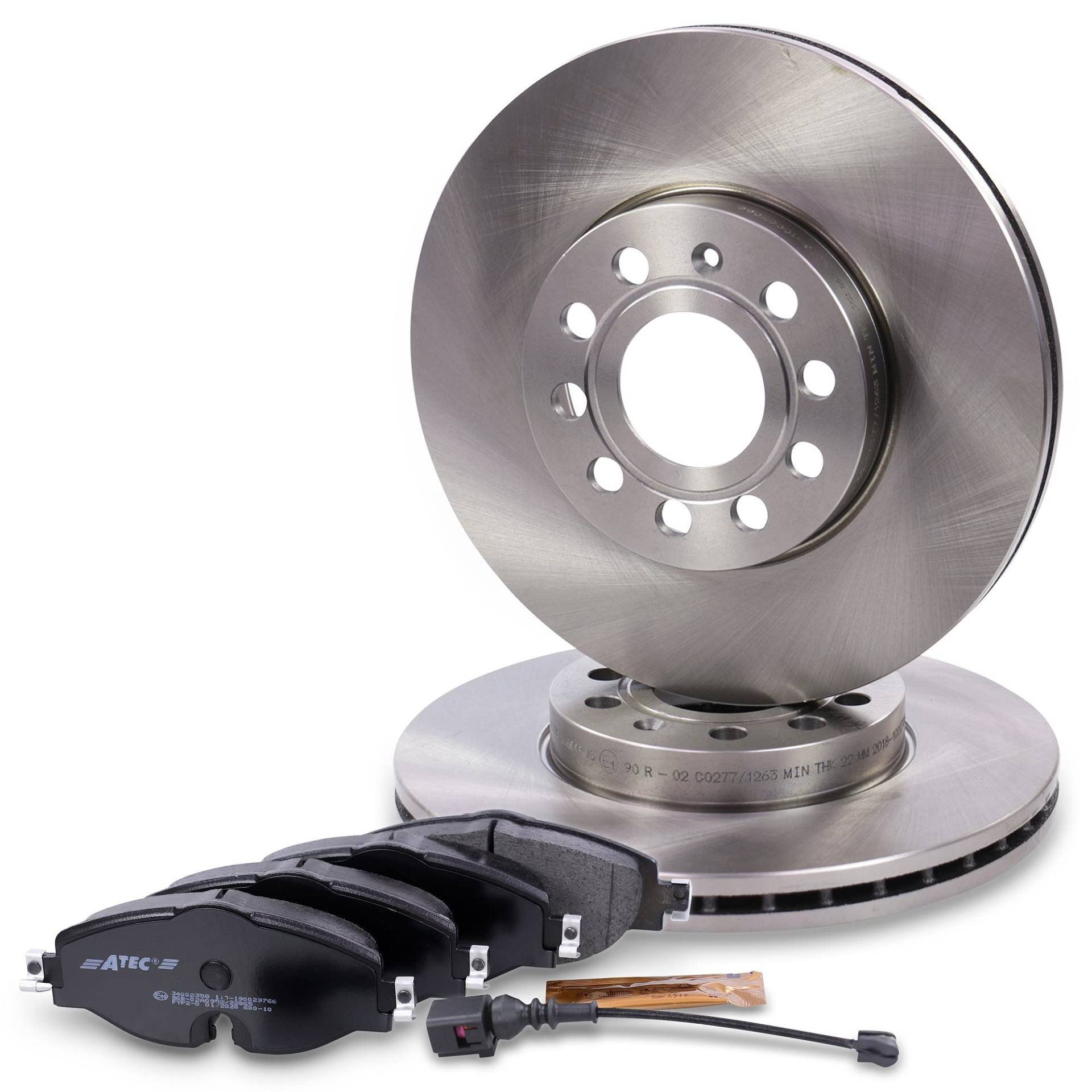 ATEC Germany Bremsenset Vorderachse inkl. Bremsscheiben Ø 288 mm Belüftet + Bremsbeläge Vorne ATEC Germany Bremsenset Vorderachse inkl. Bremsscheiben Ø 288 mm Belüftet + Bremsbeläge Vorne von ATEC Germany