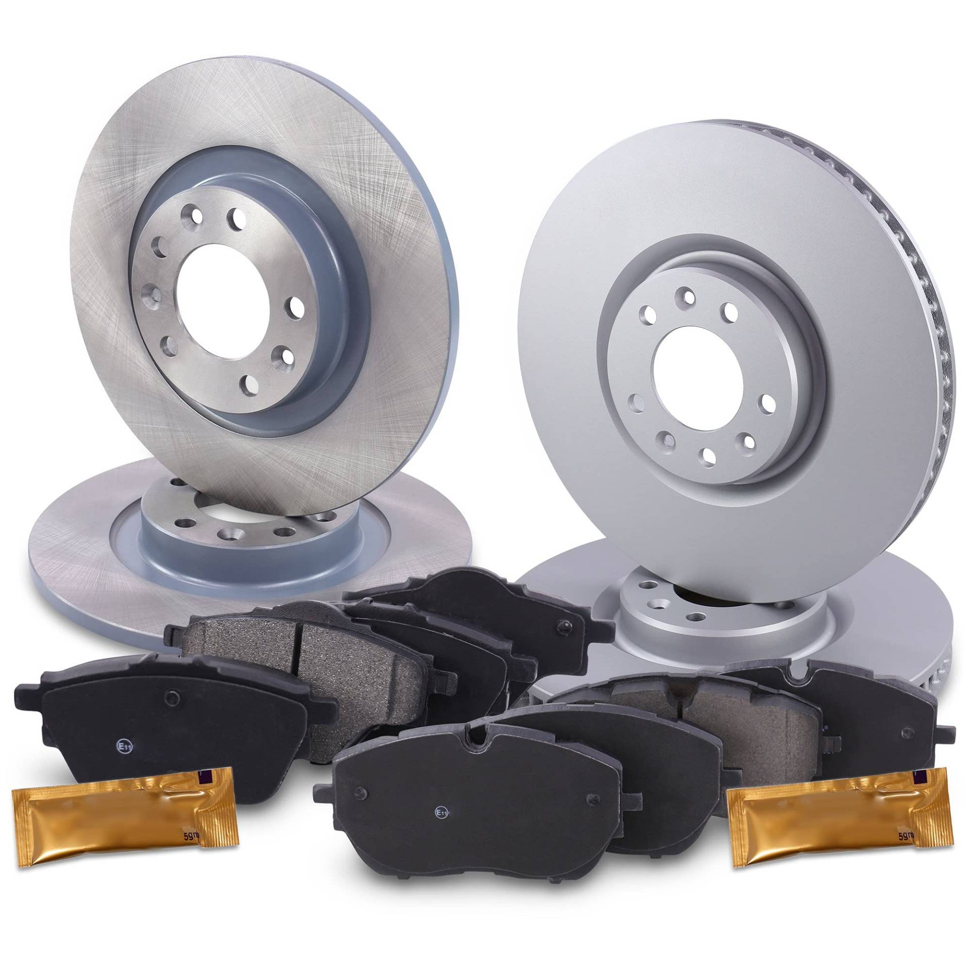ATEC Germany Bremsenset inkl. Sportbremsscheiben Vorne Ø 330 mm Gelocht/Innenbelüftet + Hinten Ø 290 mm Voll + Bremsbeläge Vorne & Hinten ATEC Germany Bremsenset inkl. Sportbremsscheiben Vorne Ø 330 mm Gelocht/Innenbelüftet + Hinten Ø 290 mm Voll + Bremsbeläge Vorne & Hinten von ATEC Germany