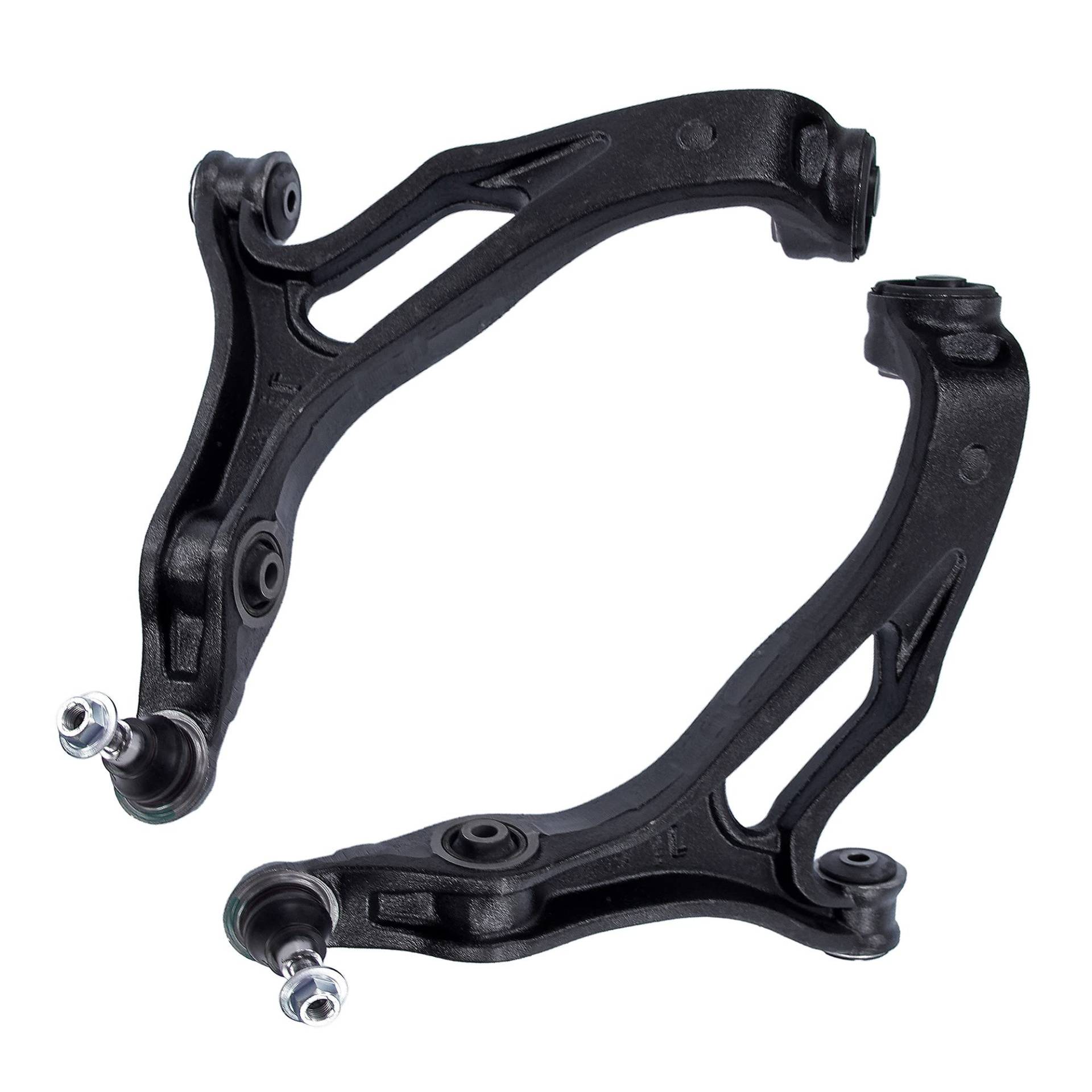 BESTPRICE 2x Querlenker Vorderachse unten links & rechts Kompatibel mit PORSCHE CAYENNE (92A), CAYENNE (9PA), VW TOUAREG (7LA, 7L6, 7L7) von ENVA MADE FOR QUALITY