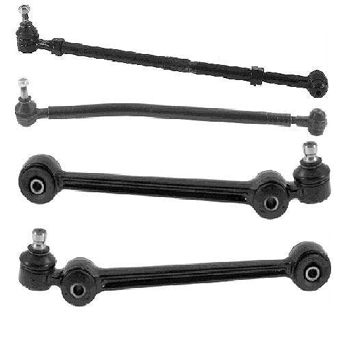 2X Querlenker VORNE LINKS UND RECHTS LAGERBUCHSEN UND TRAGGELENK +2X SPURSTANGE, von ENVA MADE FOR QUALITY