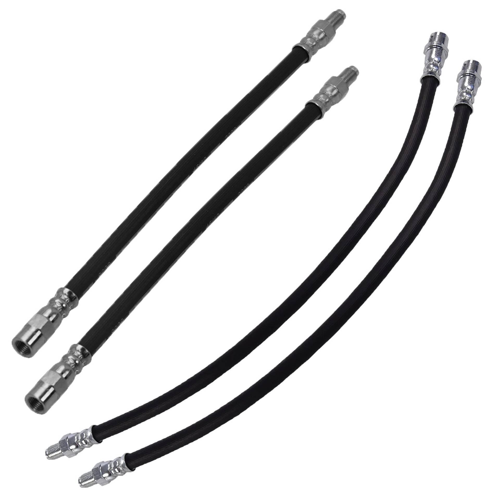 BESTPRICE 4x Bremsschlauch vorne Länge 385mm & hinten Länge 308mm BESTPRICE 4x Bremsschlauch vorne Länge 385mm & hinten Länge 308mm von Jlwiy