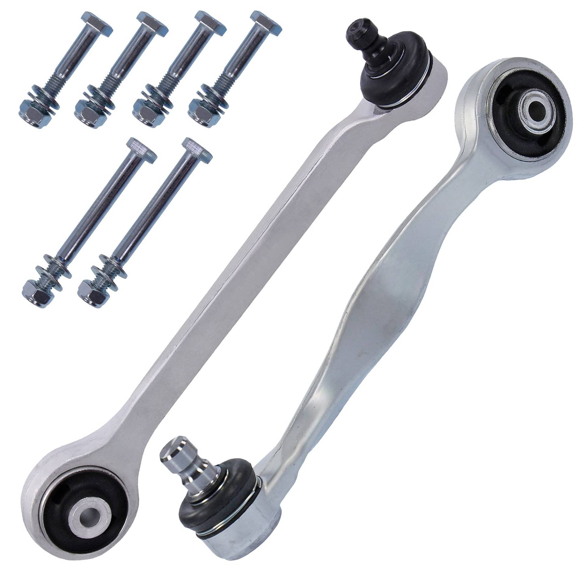 BESTPRICE 1x Querlenker Voderachse vorne oben links, 1x Querlenker Voderachse hinten oben links Kompatibel mit A udi A4 B5 (8D2)(8D5), A6 C5 (4B2)(4B5), VW PASSAT B5 (3B2)(3B5), PASSAT B5.5 (3B3)(3B6) von ENVA MADE FOR QUALITY