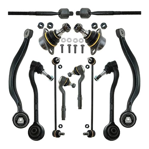 Satz Querlenker + Traggelenk + Spurstange + Axialgelenk + Koppelstange von BESTPRICE