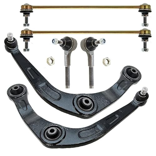 BESTPRICE 2x Querlenker Vorderachse vorne unten links & rechts, 2x Spurstangenkopf, 2x Koppelstange vorne, Kompatibel mit PEUGEOT 206 Schrägheck (2A/C), 206 SW (2E/K), 206 Van BESTPRICE 2x Querlenker Vorderachse vorne unten links & rechts, 2x Spurstangenkopf, 2x Koppelstange vorne, Kompatibel mit PEUGEOT 206 Schrägheck (2A/C), 206 SW (2E/K), 206 Van von BESTPRICE